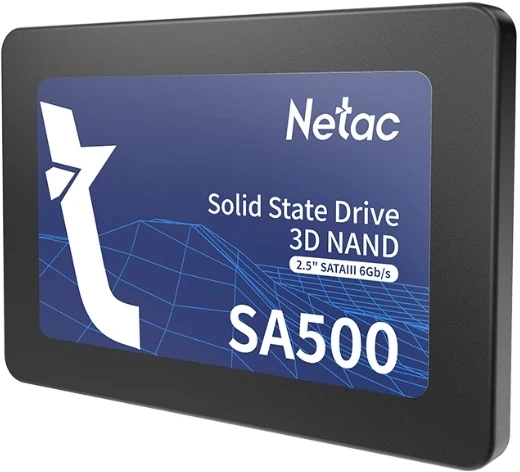 Накопитель SSD Netac SATA III 120Gb NT01SA500-120-S3X SA500 2.5"