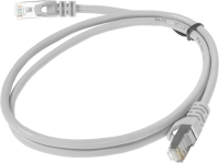Патч-корд NA102-FTP-C5E-1M 1G FTP 4 пары cat5E CCA molded 1м серый RJ-45 (m)-RJ-45 (m)
