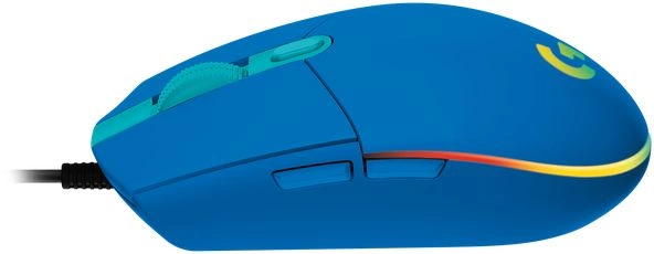 Мышь Logitech G102 LightSync синий оптическая (8000dpi) USB (5but)