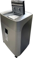 Шредер Office Kit SA300 (1,9х15) серый/черный с автоподачей (секр.P-5)/фрагменты/300лист./45лтр./ско