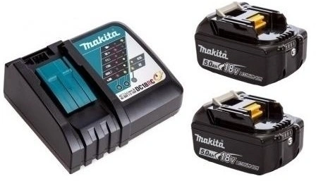 Батарея аккумуляторная Makita BL1850B 18В 5Ач Li-Ion (З/У в компл.) (191L74-5)