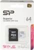 Флеш карта microSDXC 64GB Silicon Power SP064GBSTXDA2V20SP Superior + adapter