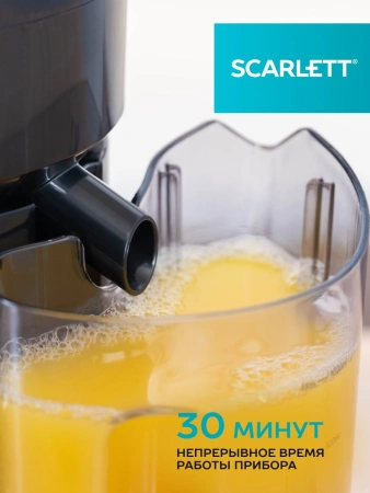 Соковыжималка центробежная Scarlett SC-JE50P02 1400Вт рез.сок.:1000мл. черный