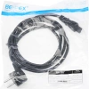 Кабель 469 IEC C5 (3-pin) Евровилка угловой 1.8м черный