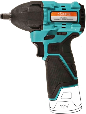 Гайковерт Sturm! CW1212BL аккум. патрон:квад.3/8"