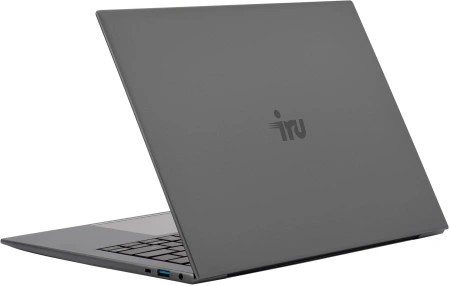 Ноутбук IRU Planio 14INPR N-series N100 16Gb SSD512Gb Intel UHD Graphics 14" IPS FHD (1920x1080) Free DOS grey WiFi BT Cam 5000mAh (2078487)