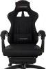 Кресло игровое Zombie Weaver черный с подголов. крестов. пластик подст.для ног пластик черный