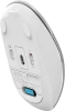 Мышь A4Tech Fstyler FB26CS Air2 серебристый/белый оптическая (2000dpi) silent беспроводная BT/Radio