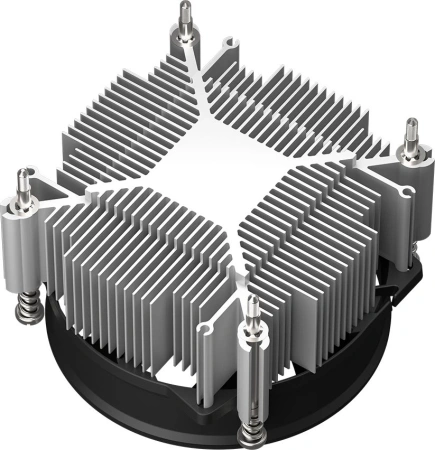 Устройство охлаждения(кулер) PcCooler R95S-I Soc-1200/1700/1851 серебристый/черный 4-pin 31.1dB Al 95W 360gr Ret (R95S-XXNIXX-CL)