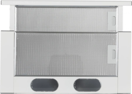 Вытяжка встраиваемая Elikor Интегра 60П-400-В2Л белый управление: кнопочное (1 мотор)