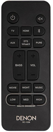 Саундбар Denon DHTS216BKE2 2.1 120Вт черный