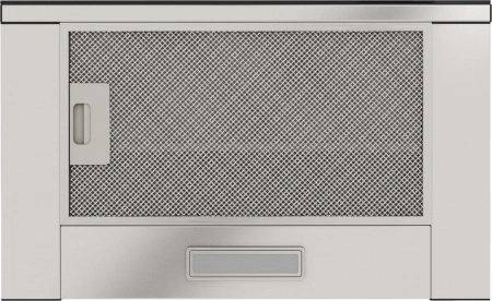 Вытяжка встраиваемая Elikor Интегра Glass 50Н-400-В2Д нержавеющая сталь/стекло черное управление: кнопочное (1 мотор)