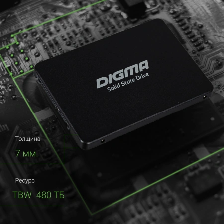 Накопитель SSD Digma SATA III 1Tb DGSR2001TS93T Run S9 2.5"