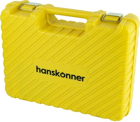 Углошлифовальная машина Hanskonner HAG9012TES 1100Вт 11000об/мин рез.шпин.:M22.2 d=125мм жестк.кейс