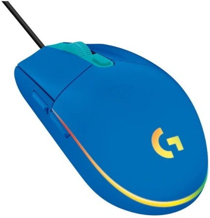 Мышь Logitech G102 LightSync синий оптическая (8000dpi) USB (5but)