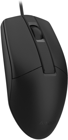 Мышь A4Tech OP-335S черный оптическая 1200dpi silent USB 3but