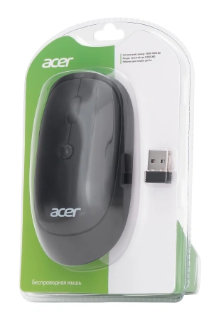 Мышь Acer OMR137 черный оптическая (1600dpi) беспроводная USB (3but)