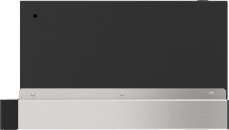 Вытяжка встраиваемая Elikor Интегра Glass 50Н-400-В2Д нержавеющая сталь/стекло черное управление: кнопочное (1 мотор)