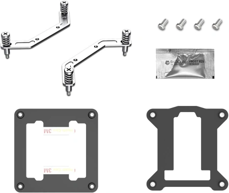 Устройство охлаждения(кулер) ID-Cooling IS-28i Soc-1200/1700/1851 черный 4-pin 35.8dB Al 65W 250gr Ret (IS-28I BLACK)