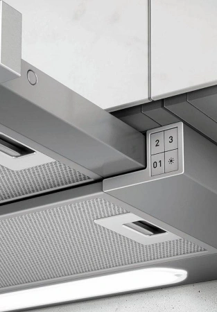 Вытяжка встраиваемая Elica Elite 14 Lux GRVT/A/60 черный/нержавеющая сталь управление: кнопочное (1 мотор)