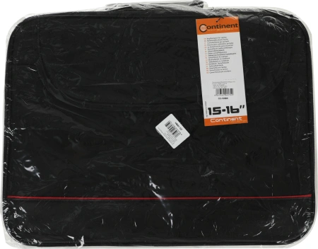 Сумка для ноутбука 15.6" Continent CC-100 BK черный/красный полиэстер