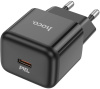 Сетевое зар./устр. Hoco N32 Glory Black 30W (PD+QC+AFC) USB-C универсальное черный