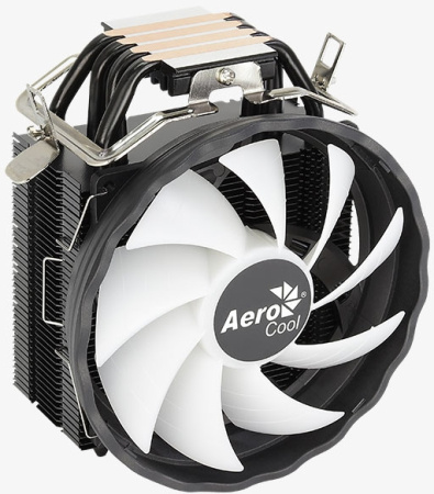 Устройство охлаждения(кулер) Aerocool Rave 4 ARGB Soc-AM5/AM4/1151/1200/1700 4-pin 18-27dB Al+Cu 130