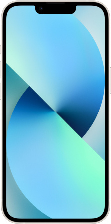 Смартфон Apple A2633 iPhone 13 128Gb 4Gb сияющая звезда моноблок 3G 4G 1Sim 6.1" 1170x2532 iOS 16 12Mpix 802.11 a/b/g/n/ac/ax NFC GPS GSM900/1800 GSM1900 TouchSc Protect