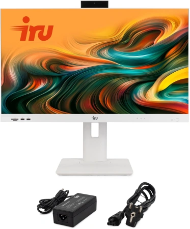 Моноблок IRU Strato 27" QHD i5 1235U (1.3) 16Gb SSD512Gb Iris Xe CR noOS GbitEth WiFi BT 65W Cam белый 2560x1440