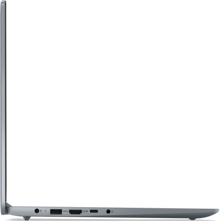 Ноутбук Lenovo IdeaPad Slim 3 15IRH8 Core i5 13420H 16Gb SSD512Gb Intel UHD Graphics 15.6" IPS FHD (1920x1080) noOS grey WiFi BT Cam (83EM00DBPS)