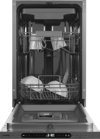 Посудомоечная машина встраив. Hyundai HBD 478 2100Вт узкая серебристый