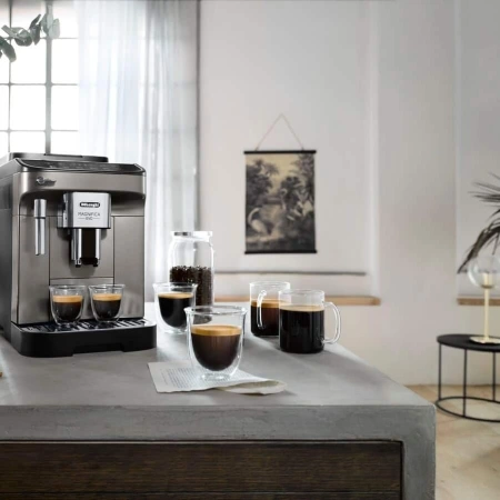 Кофемашина Delonghi Magnifica Evo ECAM290.42.TB 1450Вт титановый/черный