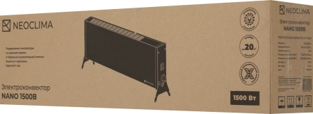 Конвектор Neoclima Nano 1500Вт черный