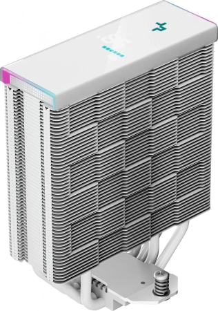 Устройство охлаждения(кулер) Deepcool AK400 Digital Wh Soc-AM5/AM4/1151/1200/1700 4-pin 28dB Al+Cu 2