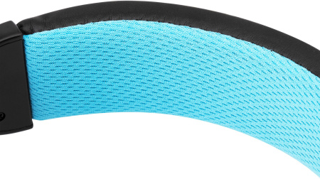 Наушники с микрофоном Оклик HS-L400G ZEUS черный/синий 2.2м мониторные оголовье (359480)