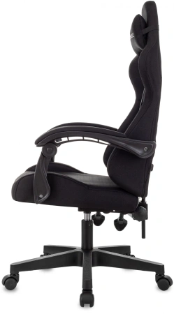 Кресло игровое Zombie Void черный с подголов. крестов. пластик