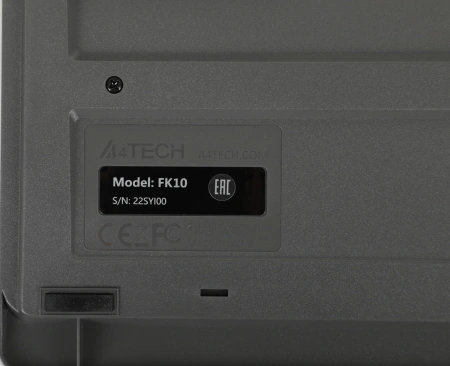 Клавиатура + мышь A4Tech Fstyler F1010 клав:черный/серый мышь:черный/серый USB Multimedia (F1010 GREY)