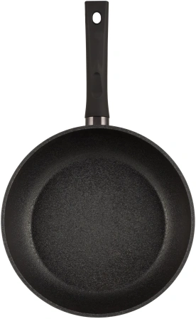 Сковорода Rondell Buffalo RDA-1481 круглая 24см покрытие: Xylan Plus ручка несъемная (без крышки) черный