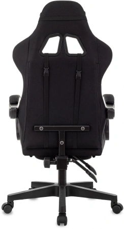 Кресло игровое Zombie Shadow черный Neo Black с подголов. крестов. пластик подст.для ног пластик черный
