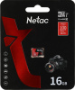 Флеш карта microSDHC 16GB Netac NT02P500PRO-016G-S P500 Extreme Pro V10 A1 w/o adapter