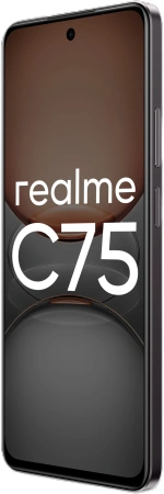 Смартфон Realme RMX3941 C75 128Gb 8Gb черный моноблок 3G 4G 2Sim 6.72" 1080x2400 Android 14 50Mpix 802.11 a/b/g/n/ac NFC GPS GSM900/1800 GSM1900 TouchSc microSD