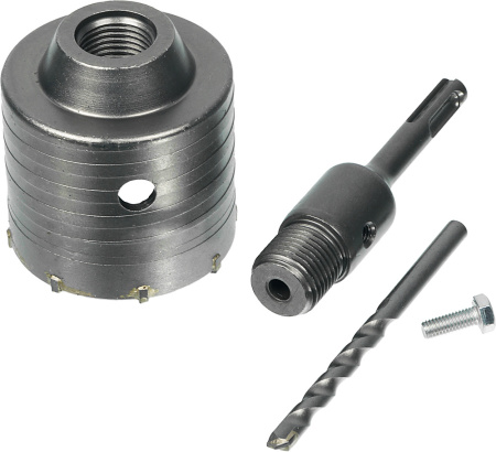 Коронка Вихрь М22 х 68 (73/10/9/1) по бетону (1пред.) для шуруповертов/дрелей