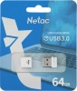 Флеш Диск Netac 64Gb U116 NT03U116N-064G-30WH USB3.0 белый