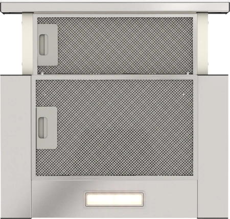 Вытяжка встраиваемая Elikor Интегра Glass 45Н-400-В2Д нержавеющая сталь/стекло бежевое управление: кулисные переключатели (1 мотор)