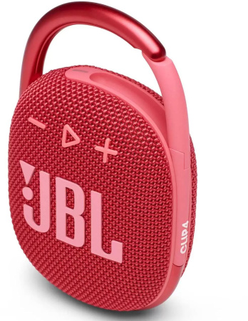 Колонка порт. JBL Clip 4 красный 5W 1.0 BT 15м 500mAh (JBLCLIP4RED)