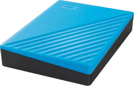 Жесткий диск WD USB3.2 Gen1 4TB WDBPKJ0040BBL-WESN My Passport 2.5" голубой
