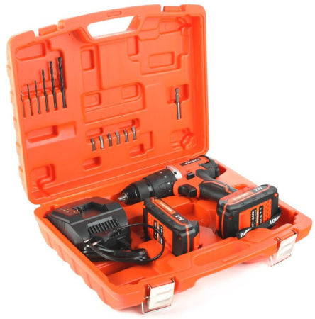 Дрель-шуруповерт Patriot BR 210Li-h аккум. патрон:быстрозажимной (кейс в комплекте) (180301555)