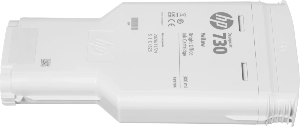 Картридж струйный HP 730 P2V70A желтый (300мл) для HP DJ T1700