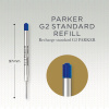 Стержень шариковый Parker QuinkFlow Z08 (CW1950368) F 0.8мм синие чернила блистер