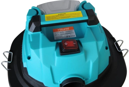 Строительный пылесос Sturm! CVC1815 (уборка: сухая/сбор воды/выдув) синий
